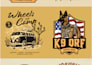 design custom vintage illustration for t shirt and merch